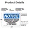 Signmission Emergency Boiler Shutoff Inside This Door, 24 in W x Rectangle, Plastic OS-2PACK-NS-P-1824-L-11768 - alternate 3